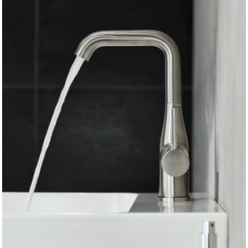 Grohe Essence L-Size смеситель для раковины с pop up клапаном, supersteel 32628DC1