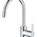 Смеситель для кухни Grohe Feel с выдвижной головкой, покрытие StarLight®, хром 32671002
