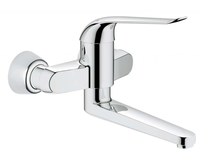 Vannas istabas izlietnes maisītājs GROHE Euroeco Special no sienas StarLight® apdare, Hromēts 32773000