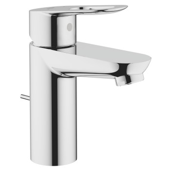 Grohe BauLoop смеситель для раковины с pop up клапаном, хром 32814000