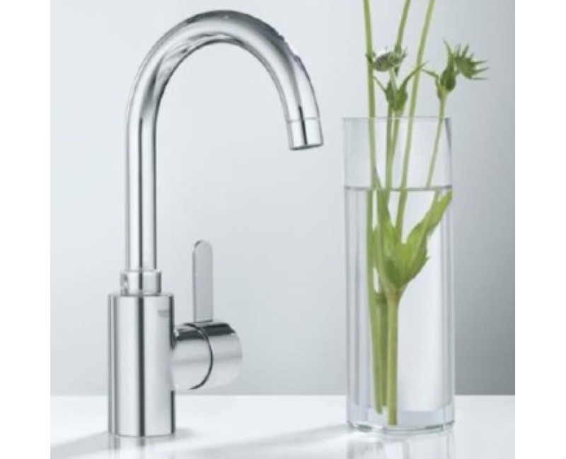 Vannas istabas Izlietnes maisītājs Grohe Eurosmart Cosmopolitan L-Size, ar pop up vārstu, hromēts  32830001