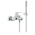 Смеситель для ванны/душа Grohe Eurosmart Cosmopolitan с душевым кабелем и наконечником, хром 32832000