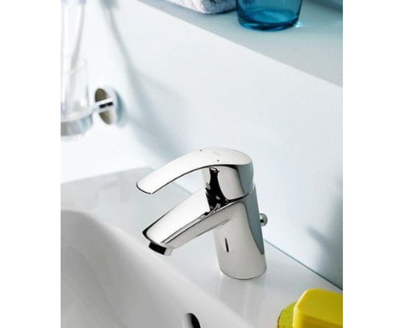 Vannas istabas Izlietnes maisītājs Grohe Eurosmart S-Size ar pop up vārstu, hromēts 32926002