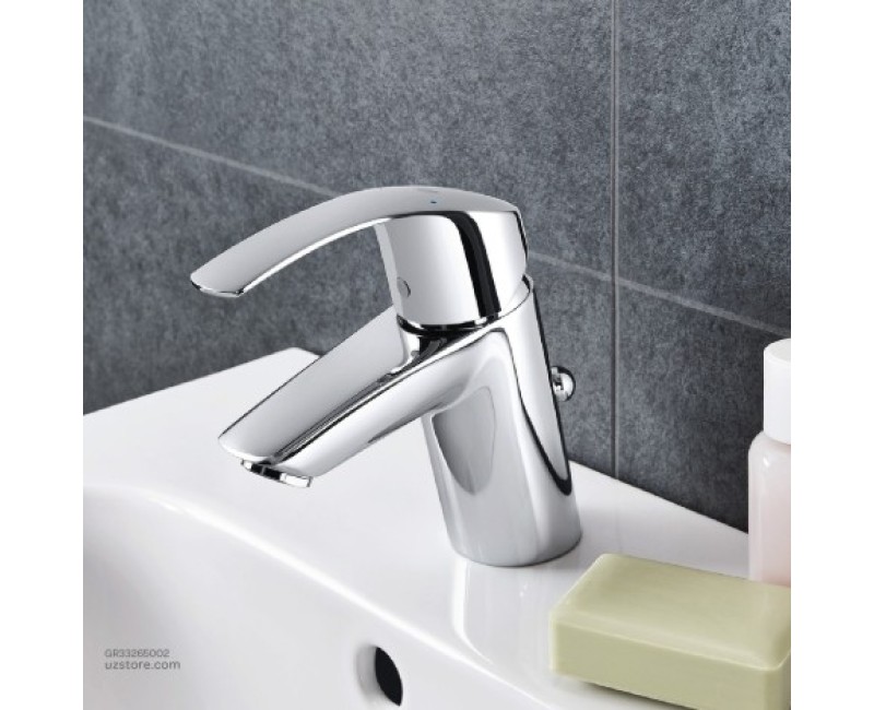 Vannas istabas Izlietnes maisītājs Grohe Eurosmart S-size ar pop up vārstu, hromēts 33265002