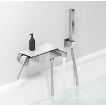 Смеситель для ванны/душа Grohe Plus с душевым тросом и наконечником, хром 33547003