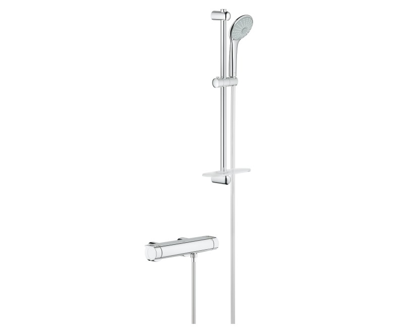 Dušas sistēma Grohe Grohtherm 2000 ar Termostatu Hromēta 34195001