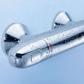 Смеситель для душа GROHE Grohtherm с термостатом, технология CoolTouch, покрытие StarLight, хром 34550000