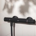 Dušas maisītājs Grohe QuickFix Precision Start ar termostatu Melns 345942430 Dušas maisītājs Grohe QuickFix Precision Start ar termostatu Melns 345942430