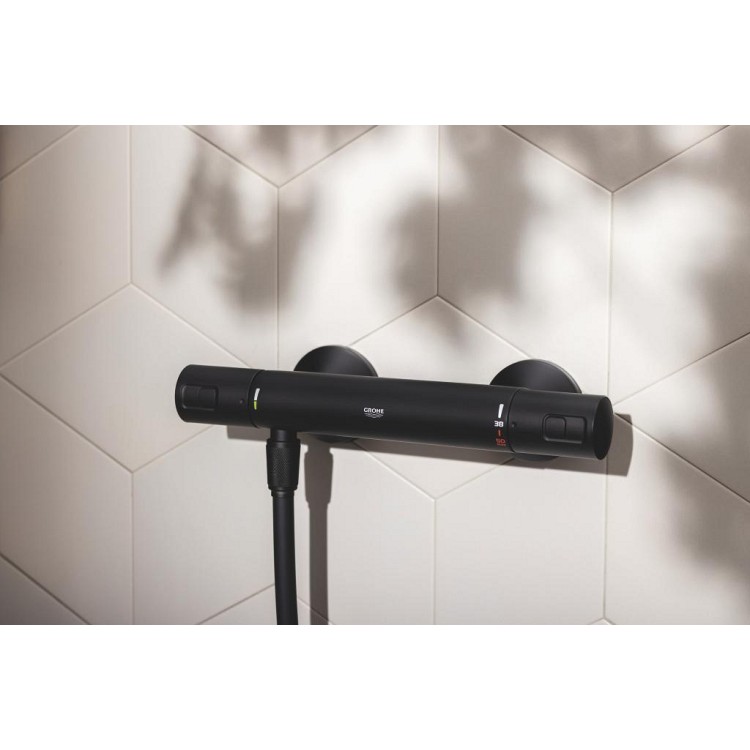 Смеситель для душа Grohe QuickFix Precision Start с термостатом Черный 345942430