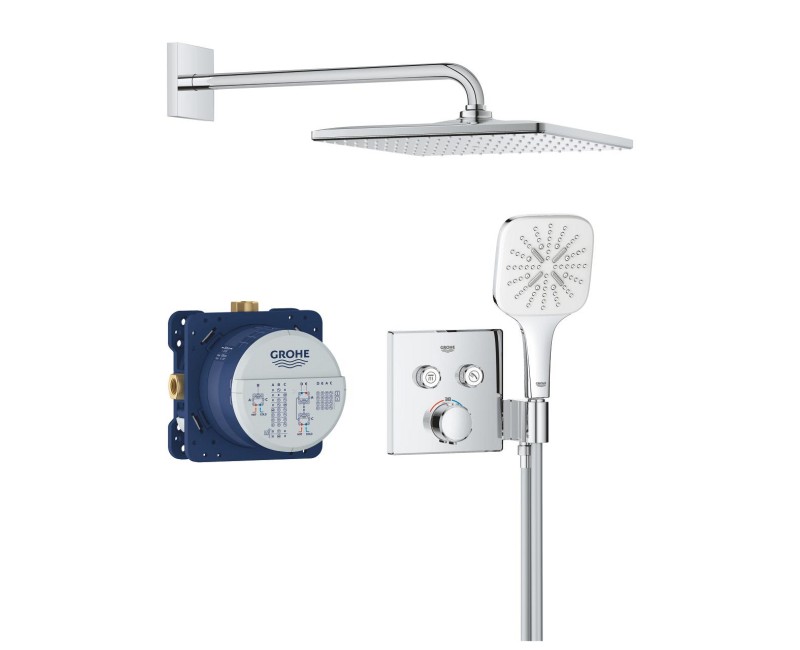 Dušas sistēma Grohe Precision SmartControl 310 Cube Iebūvējama Hromēta 34876000