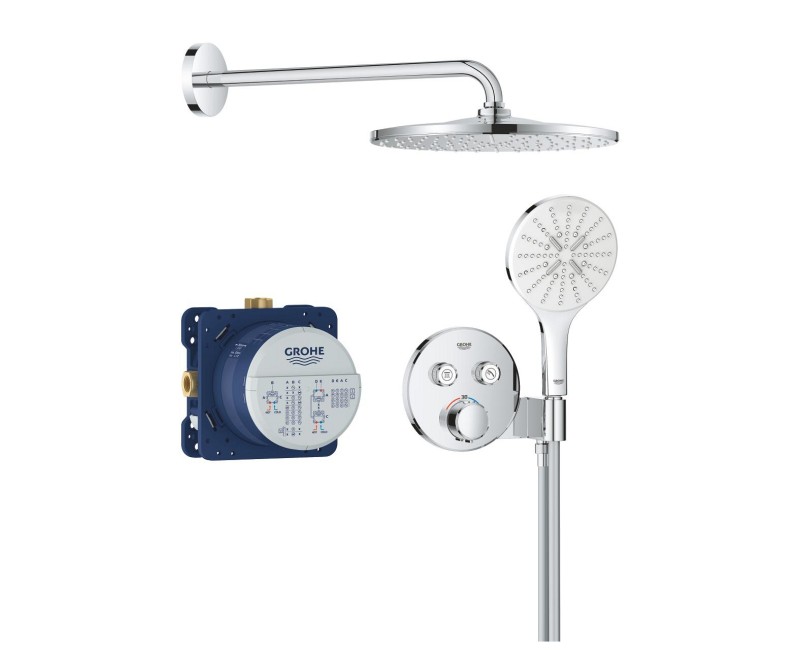 Dušas sistēma Grohe Precision SmartControl +Vitalio Rain Mono 310 iebūvējams Hromēts 34877000
