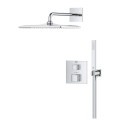Dušas sistēma Grohe Precision Cube + Vitalio Rain Mono 310 Cube Hromēts 34879000