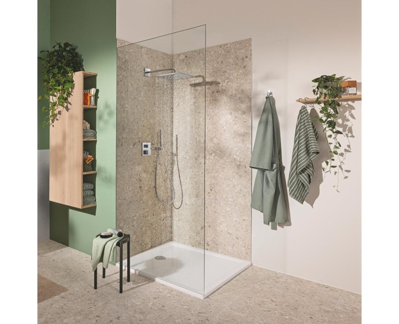 Dušas sistēma Grohe Precision Cube + Vitalio Rain Mono 310 Cube Hromēts 34879000