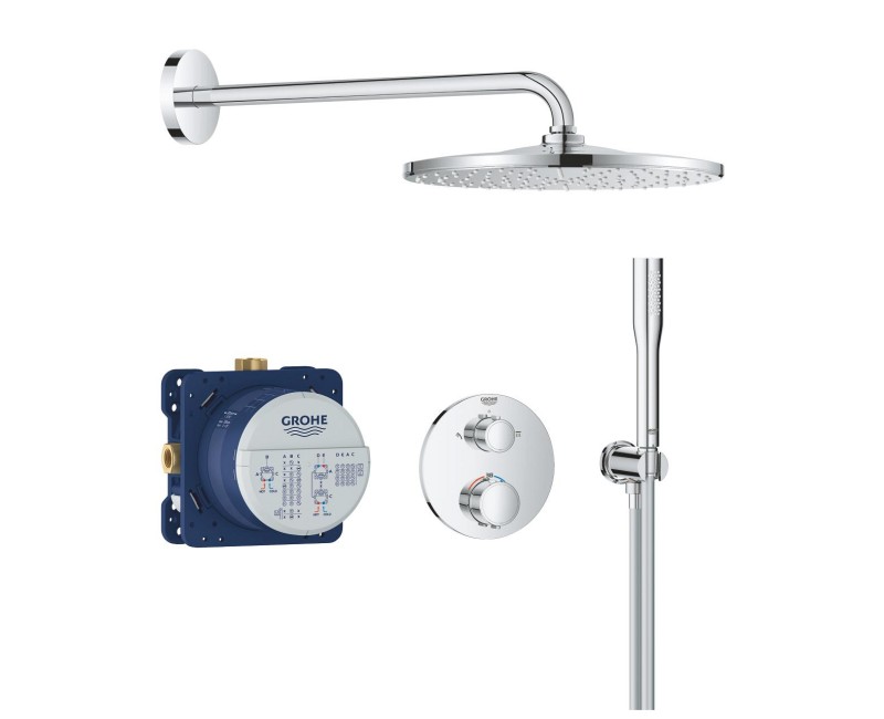 Душевая система Grohe Precision Термостат + Vitalio Rain Mono 310 Chrome 34880000