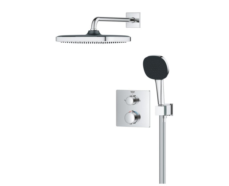 Душевая система Grohe Precision Thermostat Vitalio Comfort 250 встроенная с термостатом Chrome 34882000