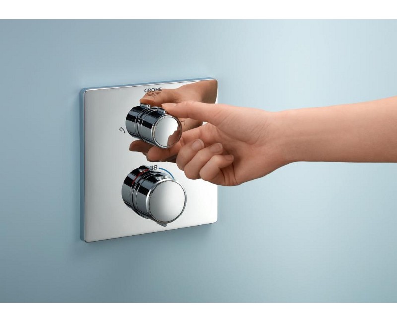 Душевая система Grohe Precision Thermostat Vitalio Comfort 250 встроенная с термостатом Chrome 34882000