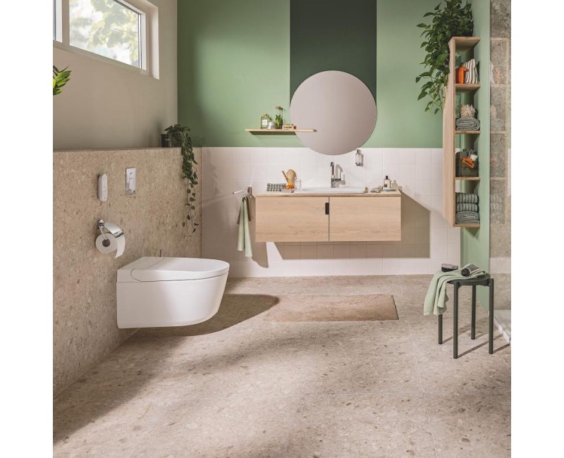 Tualetes poda ar bide komplekts Grohe Rapid SLX rāmis ar Sensia podu + bide funkciju,  Soft Close vāku 36509SH0