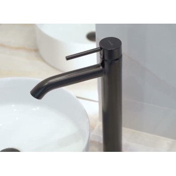 Смеситель для раковины  Kludi Bozz Basin 382863976 Черный матовый