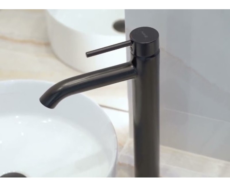 Смеситель для раковины  Kludi Bozz Basin 382863976 Черный матовый