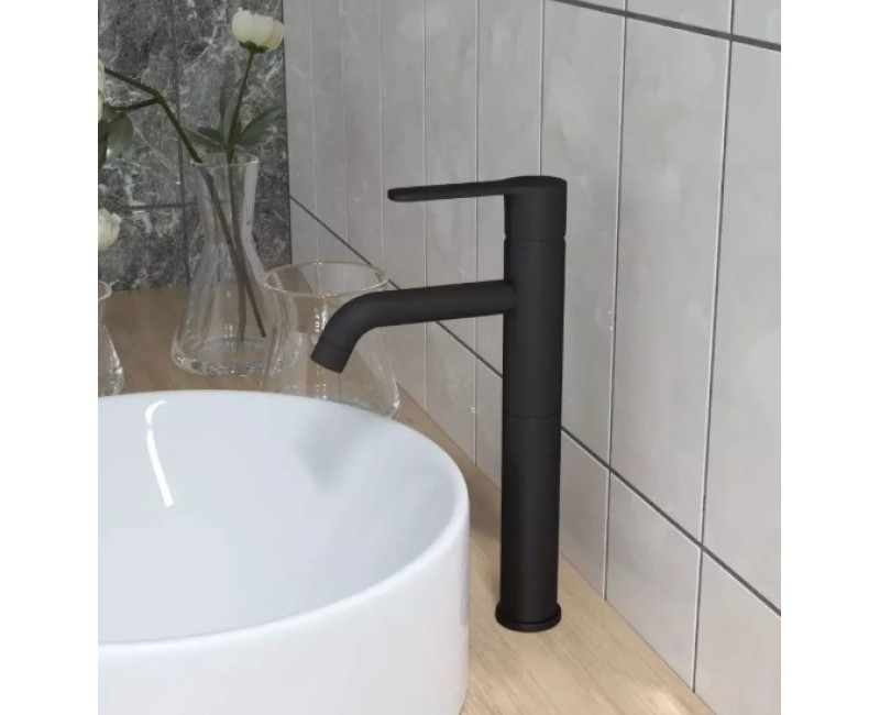 Смеситель для раковины  Kludi Bozz Basin 382863976 Черный матовый