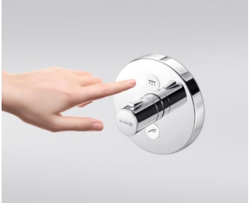 Смеситель для душа Kludi PUSH встраиваемый с термостатом хром 389120538