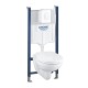 Tualetes poda komplekts Grohe Solido rāmis + iebūvējamais WC+poga Skate Air+vāks Soft Close 39116000 Tualetes poda komplekts Grohe Solido rāmis + iebūvējamais WC+poga Skate Air+vāks Soft Close 39116000