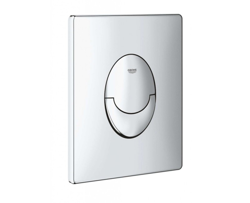 Tualetes poda komplekts Grohe Solido rāmis, Bau Ceramic Rimless pods, Hromēta poga un Soft Close vāku