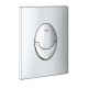 Tualetes poda komplekts Grohe Solido rāmis, Bau Ceramic Rimless pods, Hromēta poga un Soft Close vāku Tualetes poda komplekts Grohe Solido rāmis, Bau Ceramic Rimless pods, Hromēta poga un Soft Close vāku