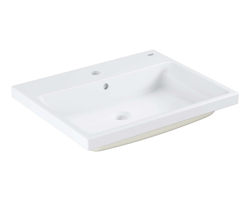 Vannas istabas izlietne Grohe Cube 61x49 cm, ar PureGuard apdari, Balta 3947900H