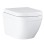 Подвесной унитаз Grohe Euro Ceramic Rimless Triple Vortex с функцией мягкого закрывания + quick release крышка 39554000