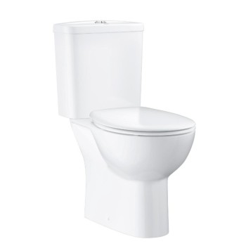 Унитаз Grohe Bau Ceramic Rimless с функцией Soft Close + quick release крышка 39604000