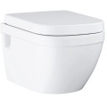 Подвесной унитаз Grohe Euro Ceramic Rimfree с функцией Soft Close + quick release крышка 39703000
