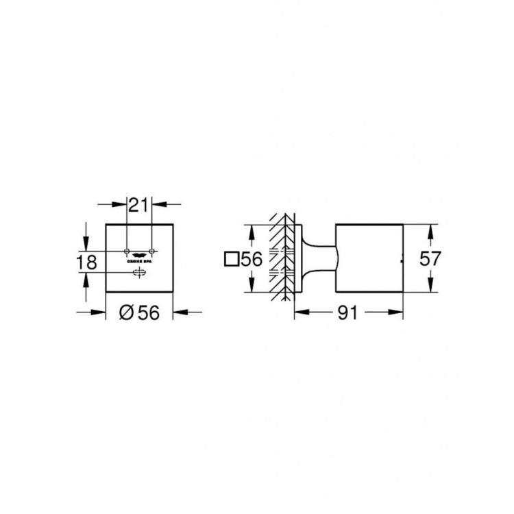 Glāze aksesuāriem Grohe Allure Warm Sunset 40278DA1 Glāze aksesuāriem Grohe Allure Warm Sunset 40278DA1