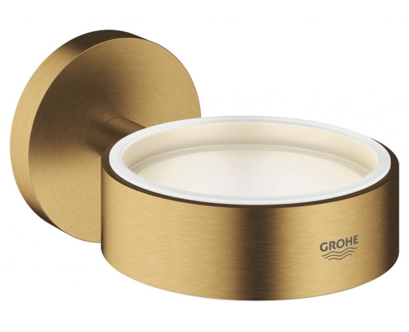 Glāzes turētājs / ziepju trauks GROHE Essentials PVD virsma birstēts Cool Sunrise 40369GN1