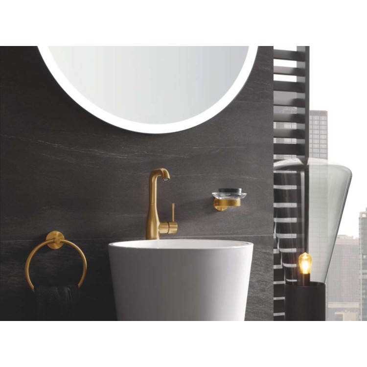 Glāzes turētājs / ziepju trauks GROHE Essentials PVD virsma birstēts Cool Sunrise 40369GN1 Glāzes turētājs / ziepju trauks GROHE Essentials PVD virsma birstēts Cool Sunrise 40369GN1