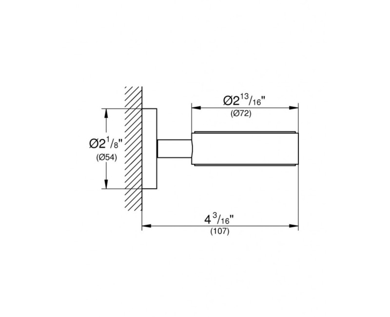 Glāzes turētājs / ziepju trauks GROHE Essentials PVD virsma birstēts Cool Sunrise 40369GN1