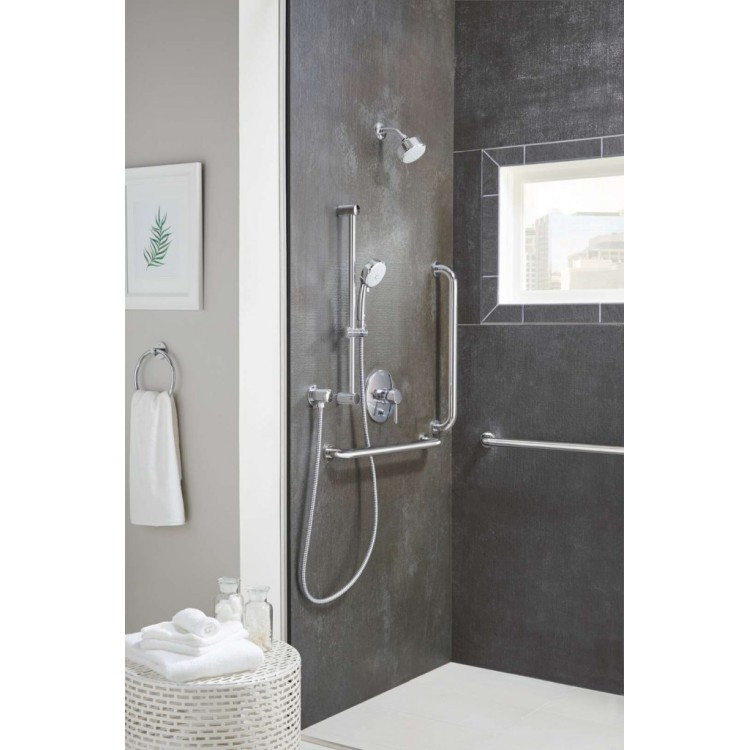 Rokturis Vannas istabai GROHE Essentials 295mm StarLight® apdare, Hromēts 40421001 Rokturis Vannas istabai GROHE Essentials 295mm StarLight® apdare, Hromēts 40421001