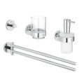 Набор аксессуаров Grohe Essentials, отделка StarLight®, хром 40846001