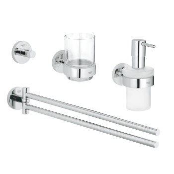 Aksesuāru komplekts Grohe Essentials StarLight® apdare, hromēts 40846001