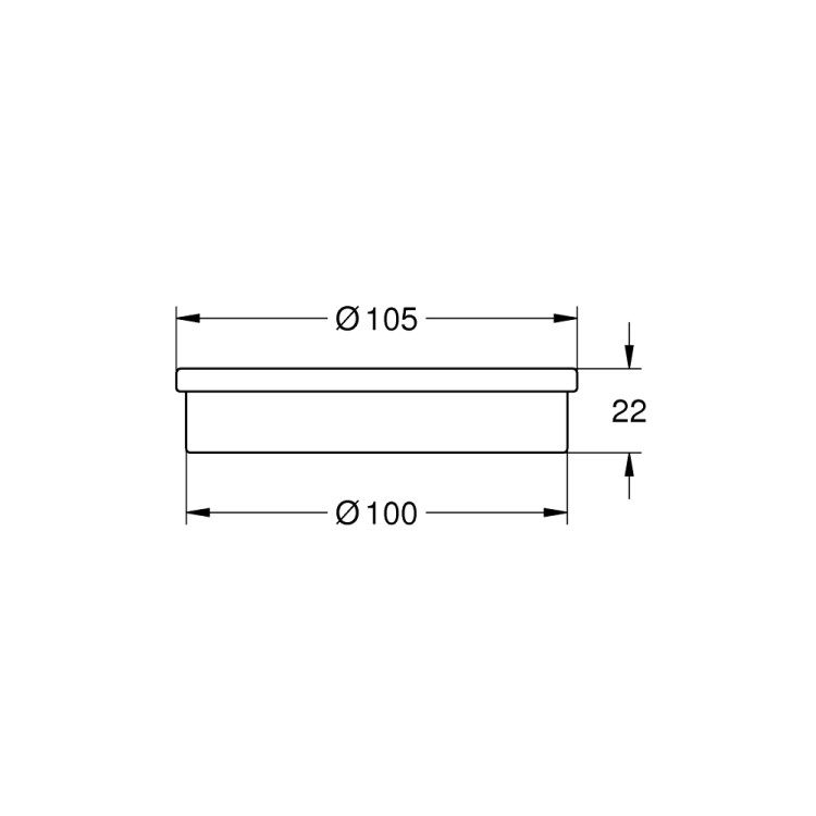 Ziepju trauks Grohe 40883000 Ziepju trauks Grohe 40883000