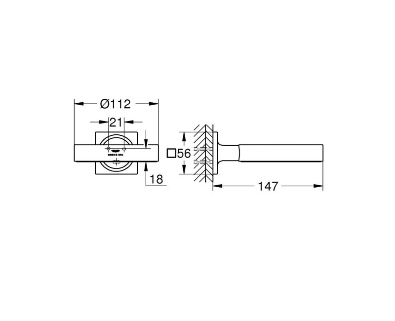 Glāzes turētājs / Ziepju trauks Grohe Allure Warm Sunset  40963DA1
