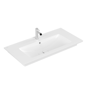 Vannas istabas izlietne Villeroy & Boch Venticello 100x50cm ar CeramicPlus apdari, Balta 4104ALR1