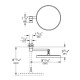 Kosmētikas spogulis Grohe Selection Hromēts 41077000 Kosmētikas spogulis Grohe Selection Hromēts 41077000