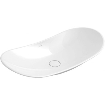 Раковина для ванной Villeroy & Boch My Nature 81x41см на поверхности, Белый