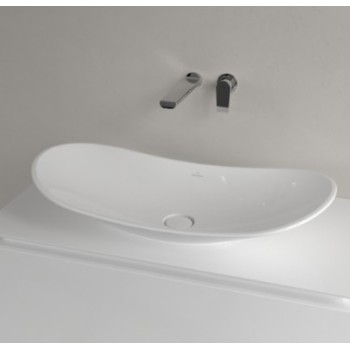 Раковина для ванной Villeroy & Boch My Nature 81x41см на поверхности, Белый