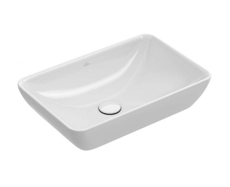 Vannas istabas izlietne Villeroy & Boch Venticello  55x36cm , uz virsmas, Balta