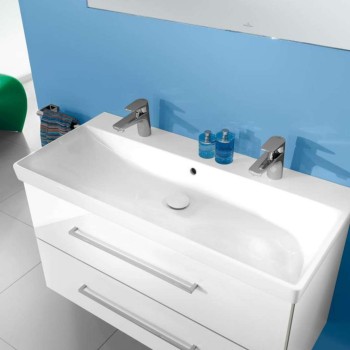 Vannas istabas izlietne Villeroy & Boch Avento 80x47cm, Dubultā, Balta 4156A401