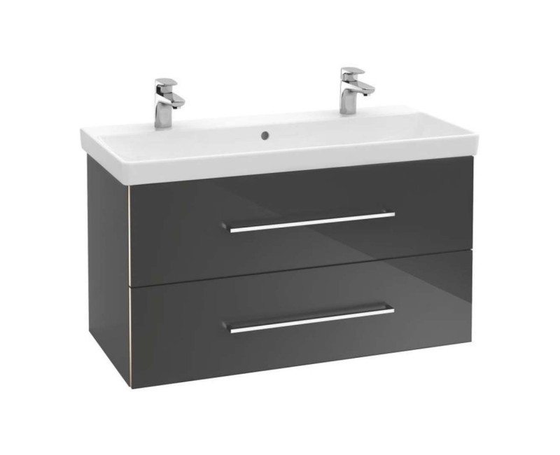 Vannas istabas izlietne Villeroy & Boch Avento 80x47cm, Dubultā, Balta 4156A401