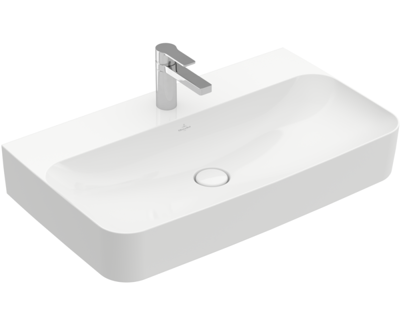 Vannas istabas izlietne Villeroy & Boch Finion 80x47cm, CeramicPlus apdare, Balta 41688CR1