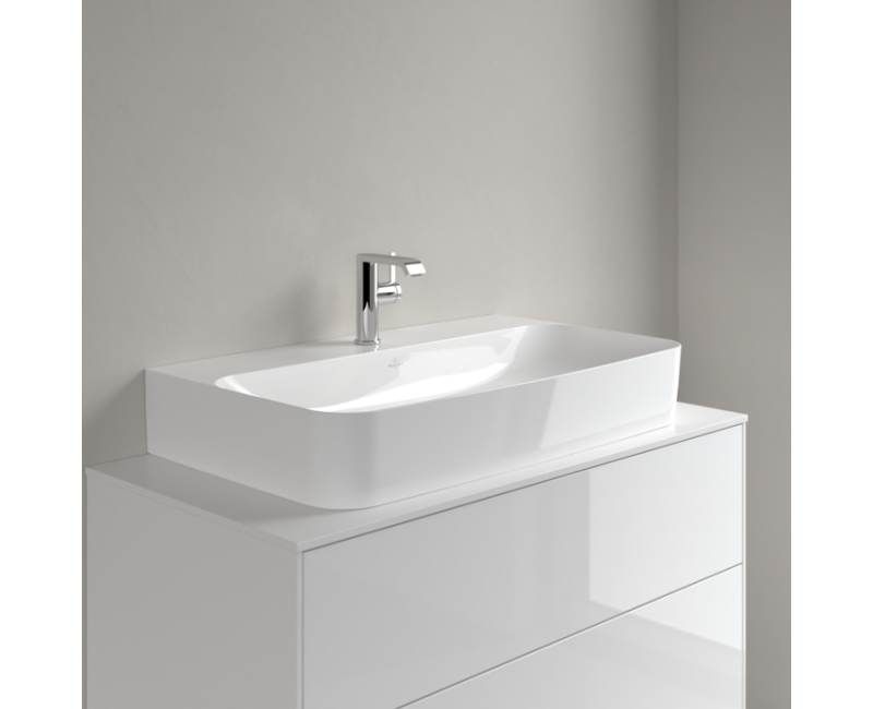 Vannas istabas izlietne Villeroy & Boch Finion 80x47cm, CeramicPlus apdare, Balta 41688CR1